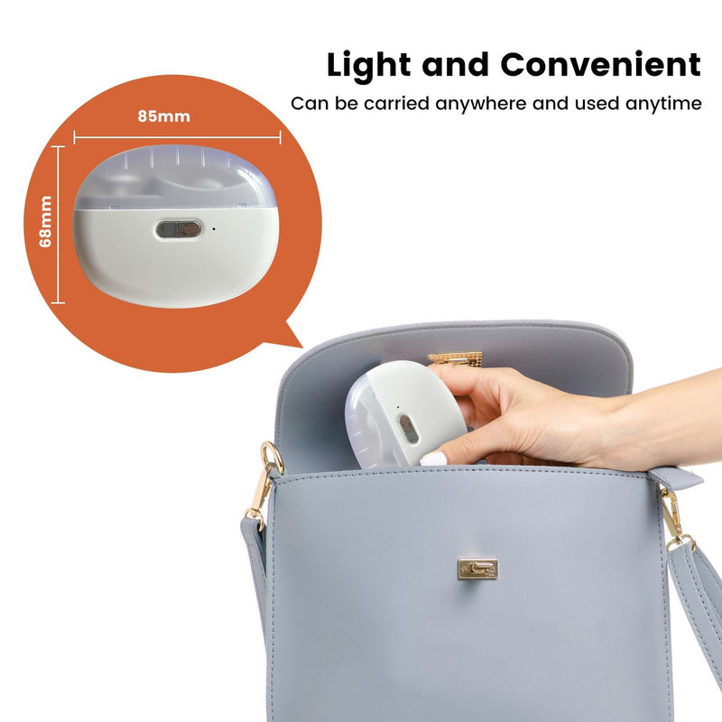 2 in 1 Electric Nail Clipper Automatic with Light,Baby Nail Clippers Nail Polisher 2 Speeds USB Rechargeable Nail Trimmer Electric for Babies Kids Adults