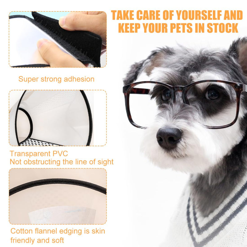PHCOZY 1 Neck Collar for Pets Plastic Elizabethan Plastic Elizabethan Collar Soft Cat Protective Collar Lightweight Elizabethan Collar for Kittens Puppies XS (18-22 cm) - BeesActive Australia