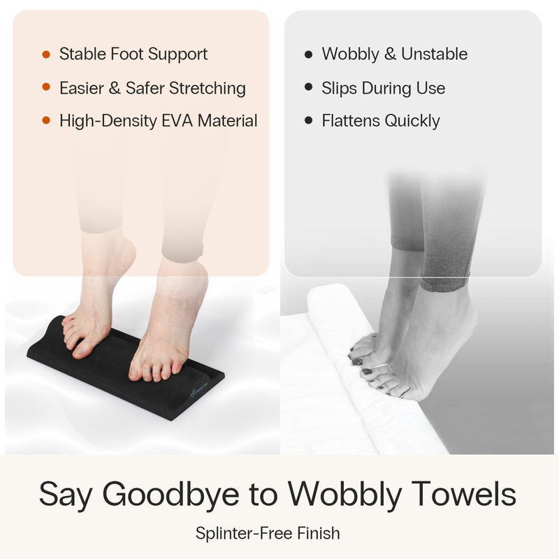 StrongTek Plantar Fasciitis Relief Foot Stretcher Pad, High-Density EVA Calf Stretching Block for Heel Pain, Achilles Tendon & Foot Arch Therapy, Portable & Lightweight - BeesActive Australia