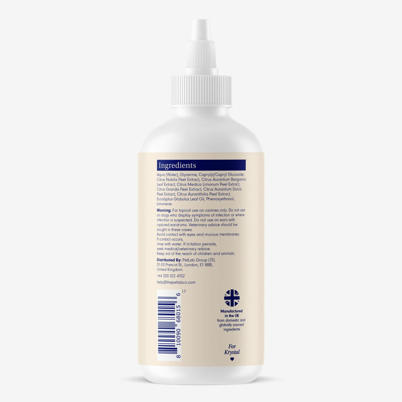 PetLab Co. Clear Ears – Support Healthy Ears in Seconds Daily - Expertly Formulated Dog Ear Cleaner - Designed to Help Support Regular Ear Care, Help Manage Wax or Dirt Build-Up, and Support Dry Skin