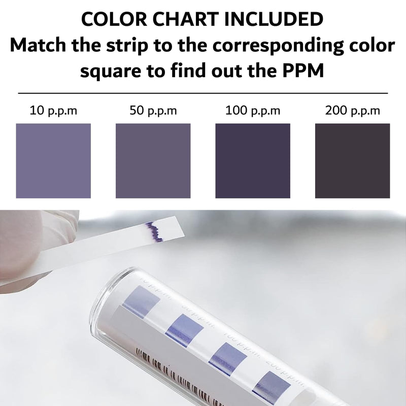 Restaurant Sanitizer Test Kit Combo, 2 x Vial of 100 Strips Each QR5 Quat Sanitizer 0-400PPM & Chlorine Test Strips 0-200PPM Testing Kit for Food Service, Bar & Restaurants Supplies by FryOilSaver Co. 200 - BeesActive Australia