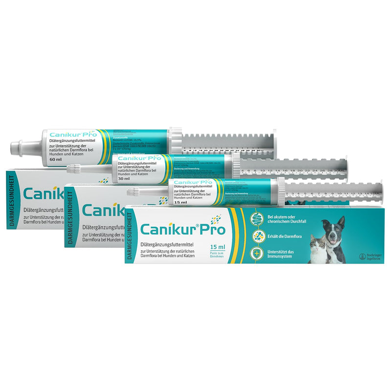 Canikur®Pro - to support the natural intestinal flora - dietary supplement for dogs and cats 60ml 60 ml (pack of 1) - BeesActive Australia