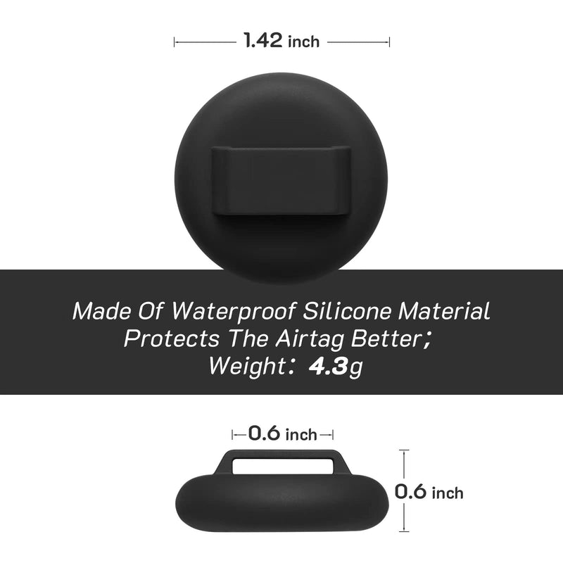 Pack of 2 compatible with Airtag cat collar with bell, reflective GPS tracker cat compatible with Apple Airtag case, personalized compatible with Airtag collar cat with safety clasp black - BeesActive Australia