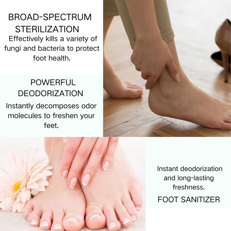 2PCS Foot Spray with Tea Tree Oil,Tea Tree Oil Feet Spray,Foot & Shoe Freshness,Quick-Drying and Travel-Friendly - BeesActive Australia