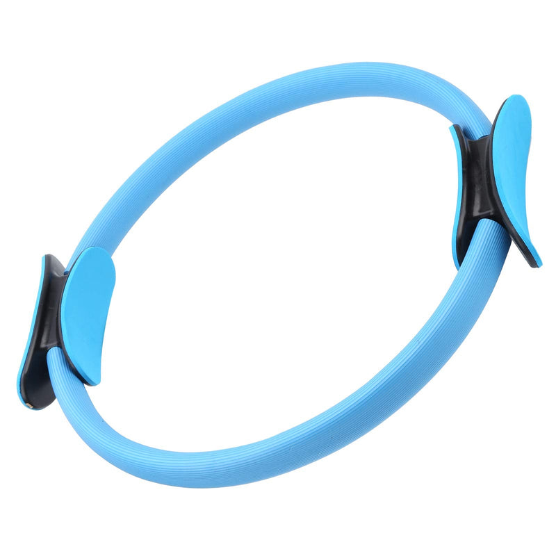 Drfeify Yoga Ring,Portable Plastic Exercise Ring Pilates Circle Ring for Home Gym Fitness (Blue)