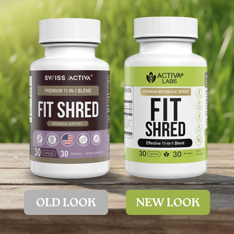 Fit Shred 11-in-1 Herbal Supplement, Metabolism Support, Energy | Shred Supplements for Energy, Digestion & Daily Wellness, Herbal Blend, Non-GMO, Vegetarian, 30 Day Supply 30 Count (Pack of 1)