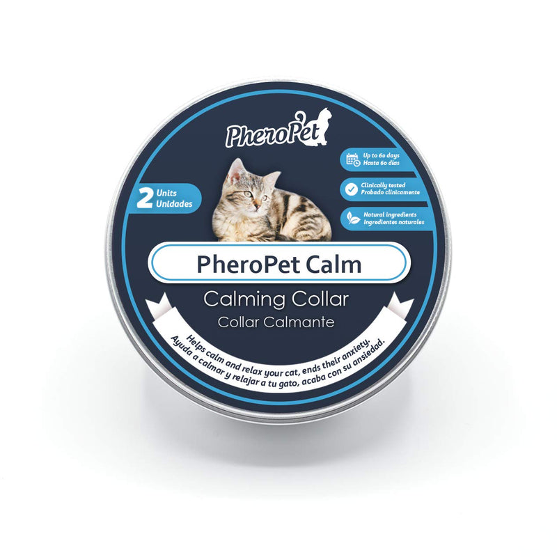 2 x Soothing Collars - Pheromones Cats. Anti-Stress Cat Collar: Relieve stress, anxiety relief, marking, scratching and other problematic behaviors. Adjustable/waterproof. - BeesActive Australia