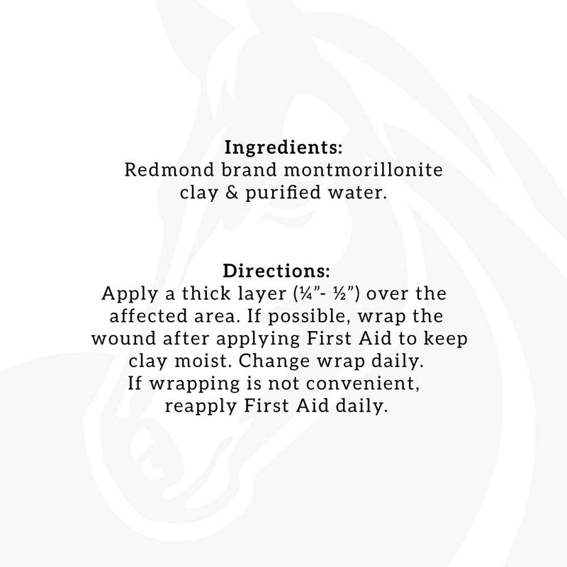 Redmond First Aid All Natural Hydrated Clay For Horses, 8 Ounce Tube - BeesActive Australia