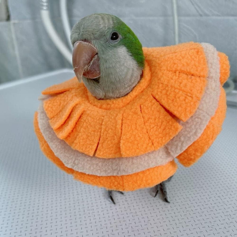 Bird Collar Anti Bite Elizabethan Recovery Cone, Parrot Neck Protector for Feather Plucking, Bird Neckwear Full Body Shield for Parakeet Color Randomly (Cockatoo) Cockatoo