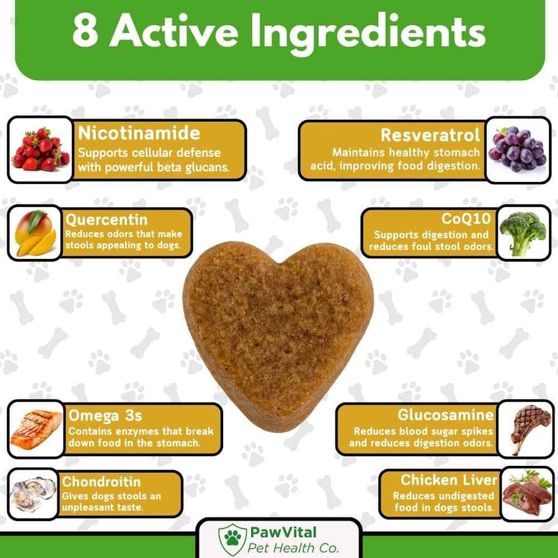 NAD+ Precursor Chews for Senior Dogs – Cellular Energy, Longevity & Cognitive Support – Nicotinamide Riboside, Resveratrol, Quercetin, Glucosamine, Omega-3 – Made with Real Chicken – 90 Count