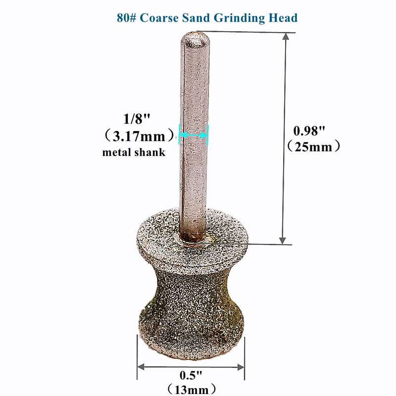 MMoon-L&F Diamond Nail Grinder Bits for Rotary Tool Pet Nail Trimmer Tools for Claw Care Professional Grooming Painless Trimmer Tools for Dogs Nails 1 Pcs