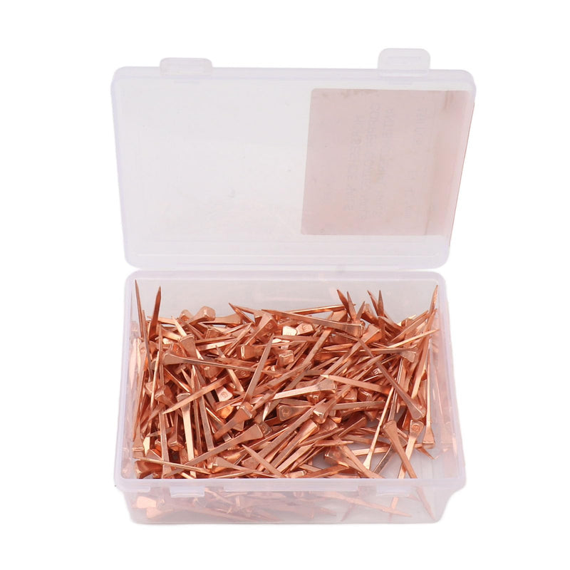 250Pcs Horseshoe Nails, Solid Pure Copper Equestrian Riding Equipment Horseshoe Tools for Horse Racing Training (47.5mm E4) 47.5mm E4 - BeesActive Australia