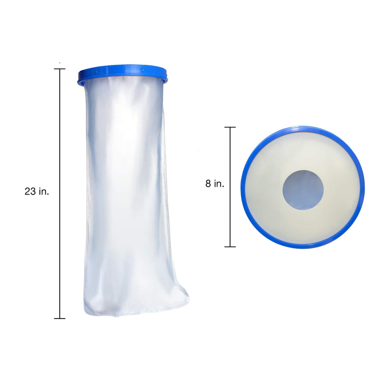 DMI Waterproof Cast Cover Wound Barrier and Bandage Protector Reusable with a Watertight Seal for Showers Baths & Pools Fits Adult Small Leg up to 23 Inches in Length, Short Leg 1 Count (Pack of 1) - BeesActive Australia