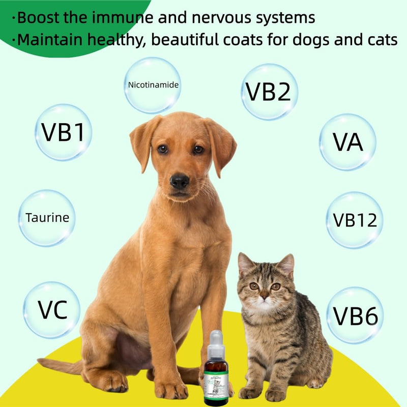Natural Antibiotics for Cats, 2 Pieces Cat Antibiotics for Infections, Cat Antibiotics for UTI, Cat Antibiotic Supports Immune System & Cat Allergy Relief, 30 ml