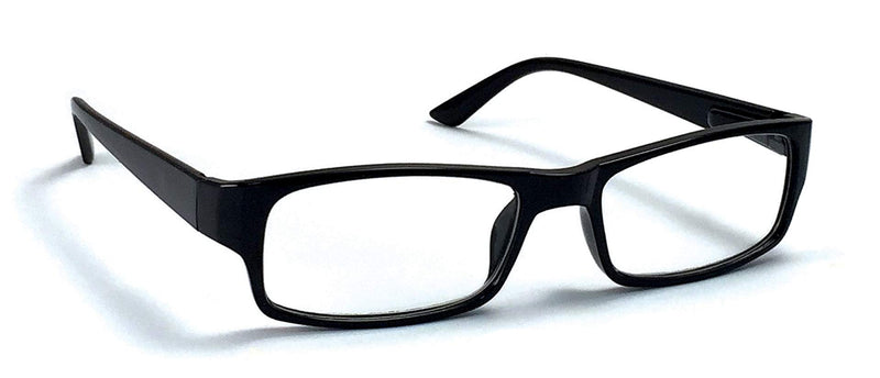 Boost Eyewear 6 Pack Reading Glasses, Traditional Black Frames, with Spring Loaded Hinges 2.0 x - BeesActive Australia