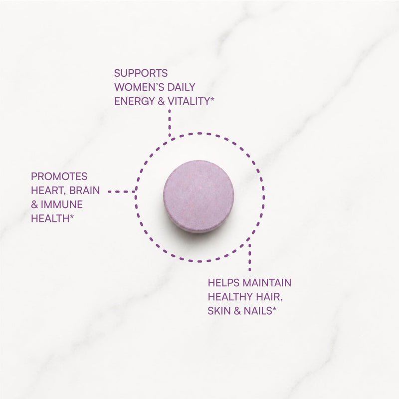 Purity Products Women’s Perfect Multi Balanced Multivitamin - 120 Tablets | Supports Urinary Tract Health, Immune, Bone + Muscle, Hair, Skin, Nails, an Elite Probiotic for Digestive Health + More