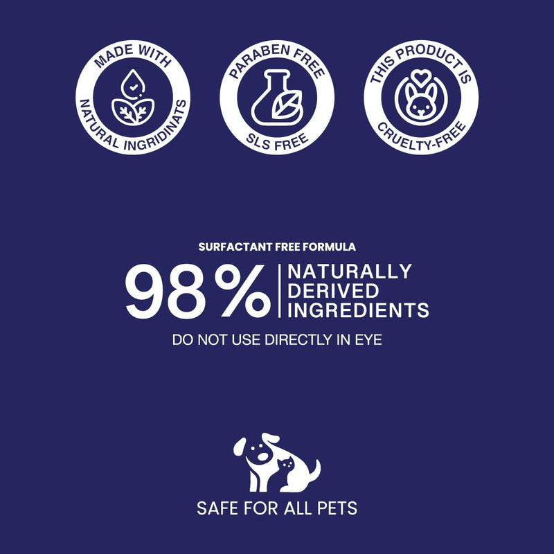 SOOS Pet Natural Ear and Eye Cleansing Liquid for Dogs and Cats Perfect All-in-one Solution Cleaner for Safely and Effectively Cleaning Your Dog Ears and Eyes - 1x 500ml - PawsPlanet Australia