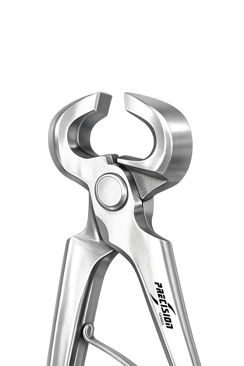 Precision 12 inch Hoof Nipper Spring | Drop Forged Chrome Vanadium Steel | One-Handed Farrier Hoof Trimmer for Horses