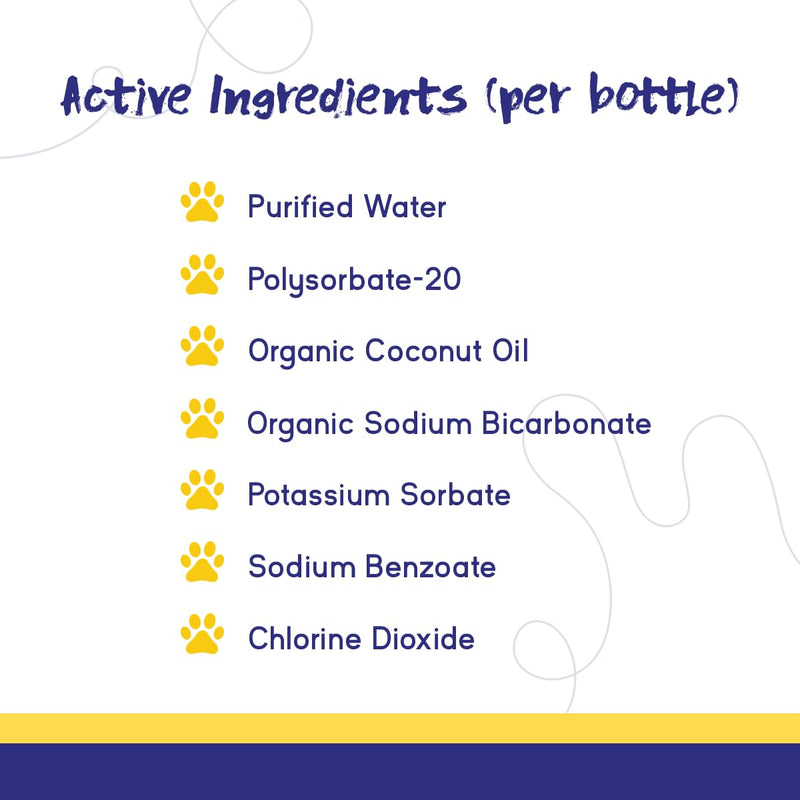 PupGrade Dental Care Water Additive Solution - Advanced Oral Care for Dogs - Dental Rinse for Fresh Breath to Fight Against Bad Breath, Plaque, and Tartar - PawsPlanet Australia