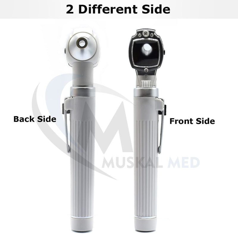 MuskLife Otoscope - Ear Scope with Light, Ear Infection Detector, Pocket Size, in 10+ Colors! Gray Style - BeesActive Australia
