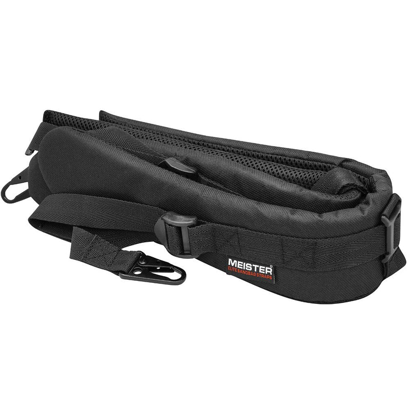 Meister Backpack Straps for 50lb Elite Fitness Sandbag - Weight Rucksack Attachment Black One Size - Fully Adjustable