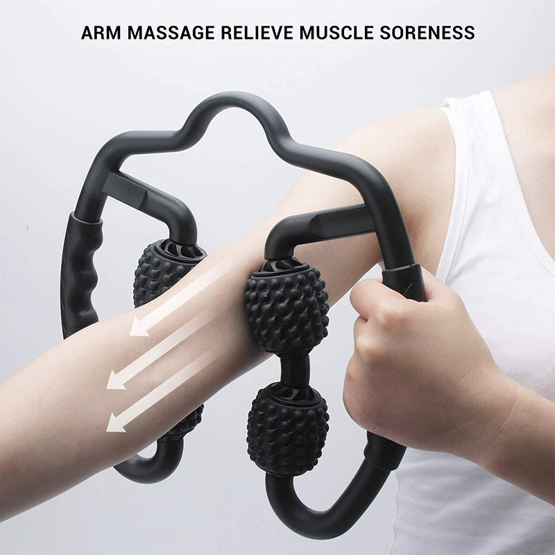 Muscle Massager Roller, Trigger Point Foam Roller for Calves, Legs, Arms, Shin Splints, Massage Tool to Relieve Soreness, Stiffness, and Tight Muscles, Cellulite and Deep Tissue Massaging - BeesActive Australia
