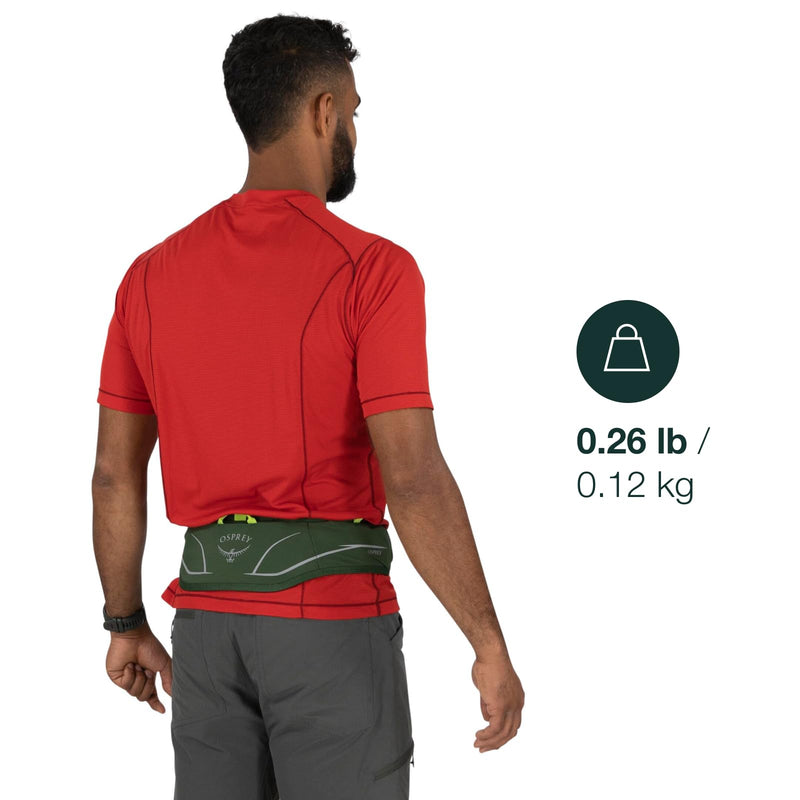 Osprey Duro Dyna LT Hydration Waist Pack for Running Extended Fit Phantom Grey/Toffee Orange
