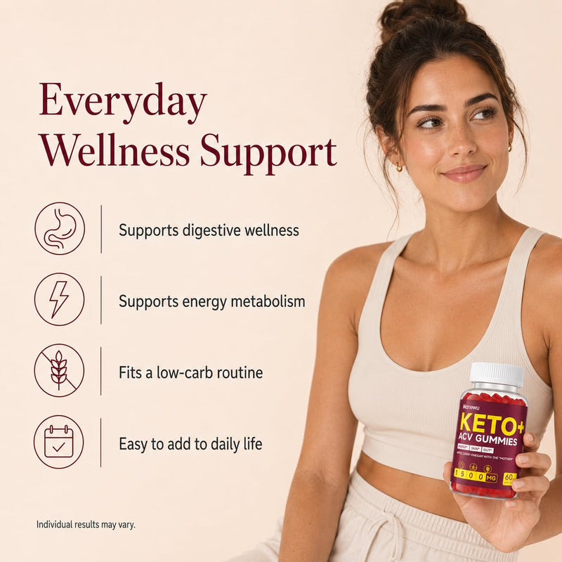 ACV Gummies with Mother, 1500 mg per Serving, 120 Count, 2 Pack | Two 60-count bottles with pomegranate, beet root and B vitamins for a convenient daily supplement routine.