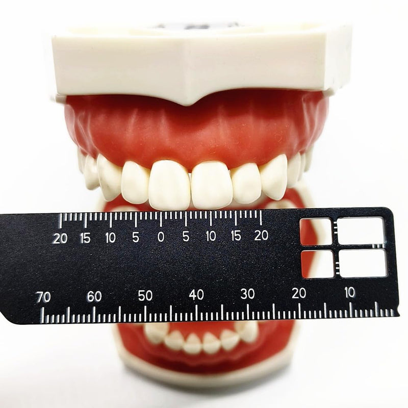 Dental Precision Measuring Ruler Medical Tool Span Measure Scale Endodontic Instruments Dentistry for Photography and Dentistry