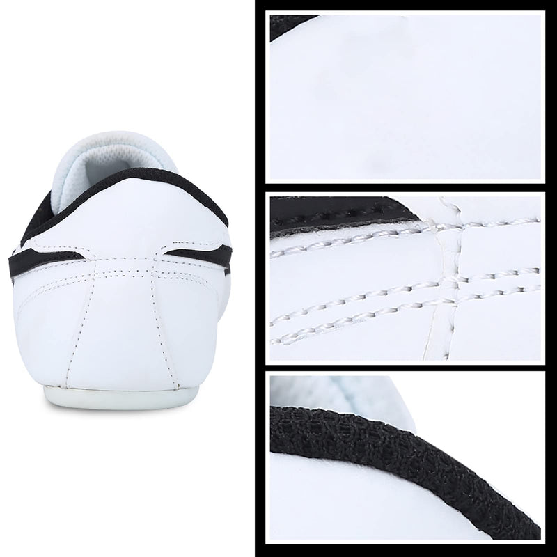 Dilwe Kong Fu Shoes, Reliable Taekwondo Shoes for Men and Women Children, White 37 M EU