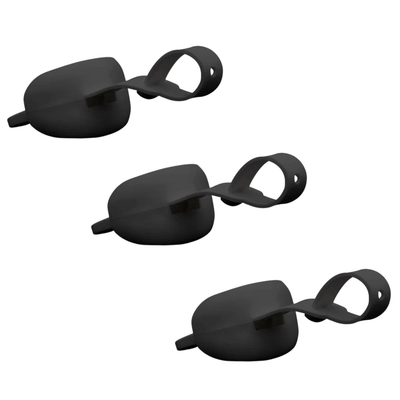 Vettex Doubleguard Mouthguard with Lip Protection - Black, Pack of 3 - BeesActive Australia