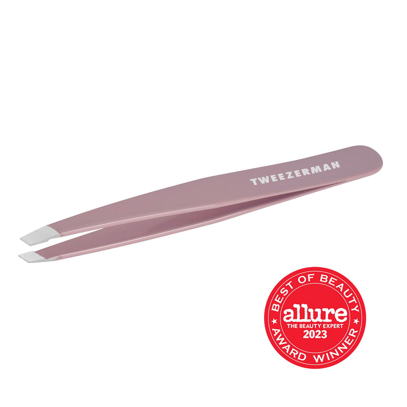 Tweezerman Exclusive Purple Wisteria Slant Tweezer - Hair Removal Tweezers, Stainless Steel - BeesActive Australia