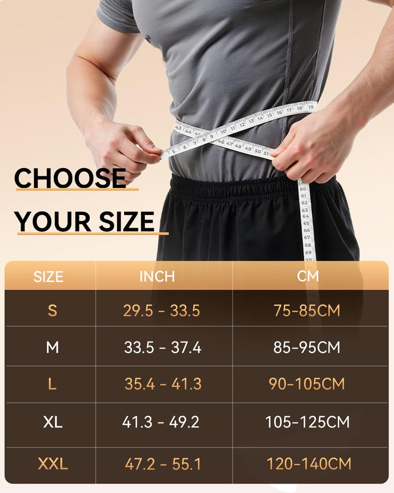 Copper-Infused Back Brace for Men Lower Back Pain Relief [Medical-Grade & Stronger Support] Lumbar Support Belt with Support System for Women - Back Support Brace for Heavy Lifting and Work L: Waist 35.4 - 41.3 (90-105CM) - BeesActive Australia