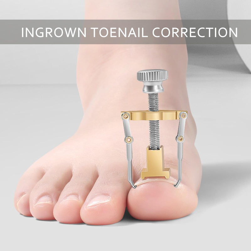 Ingrown Toenail Clipper Nail Cutter Pedicure Knife Thick Nail Clipper Senior Callus Remover Tools Men Women 12-in-1 Kit (Black)