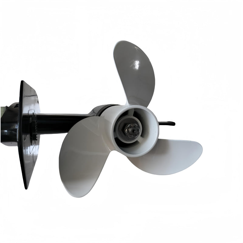 Boat Engine Propellers for HANGKAI 2 Stroke 6.0 HP ＆ 4 Stroke 6.5 HP Outboard Motor, 7.8" Diameter x 8" Pitch 3 Blade 12 Spline Tooth White - BeesActive Australia