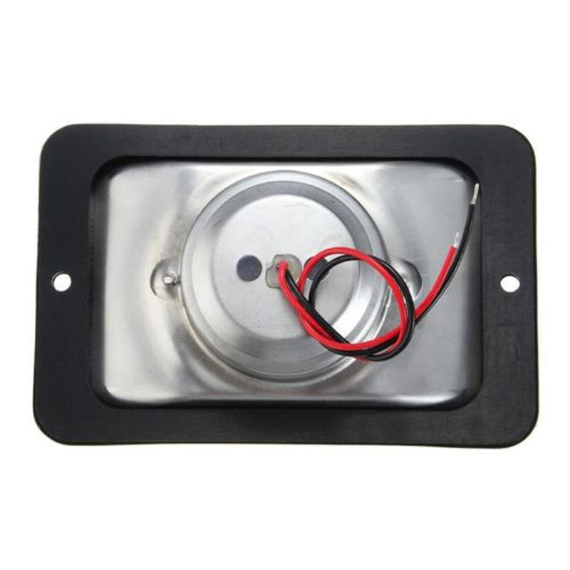 Pactrade Marine Boat 5 Inches LED Transom Interior Stern Light Anchor Light Rectangular SS 304 Splashproof Flush Mount for Fishing Boat Pontoon Kayak