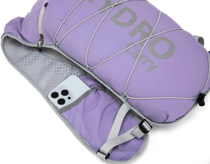 Lightweight Running Vest for Women and Men Hydration Backpack Pack with 1.5L Water Bladder Bag for Hiking Trail Running Gear Cycling Marathon Lavender