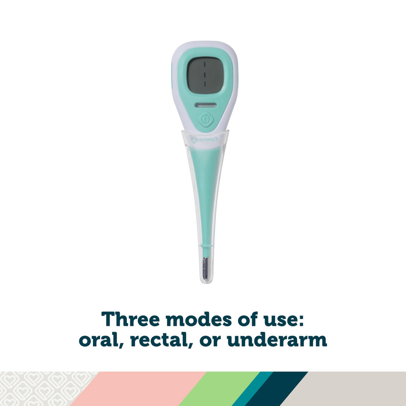 Safety 1st Rapid Read 3-In-1 Thermometer, Aqua, One Size One Size (Pack of 1)