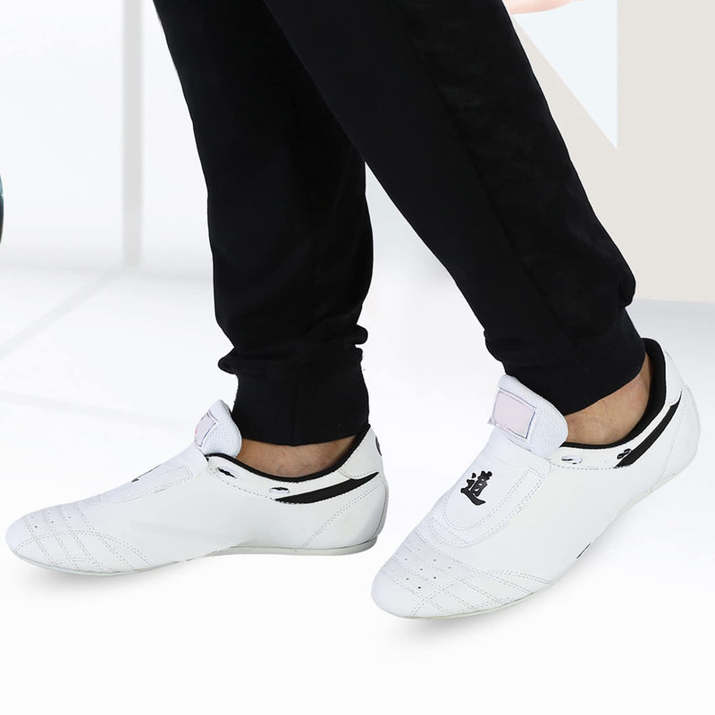 Dilwe Kong Fu Shoes, Reliable Taekwondo Shoes for Men and Women Children, White 37 M EU