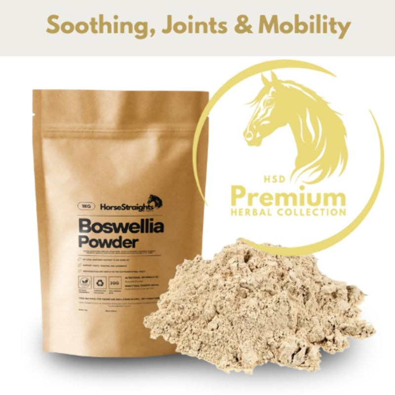 Boswellia Powder for Horses Joint Comfort Mobility & Flexibility Support 1Kg HSD Horse Straights Direct