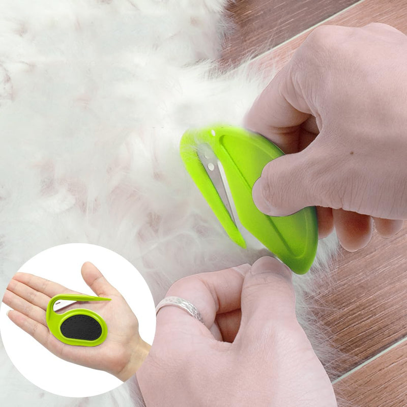 Pack of 4 de-matting knives for cats, multifunctional animal hair remover, pet knotting comb, undercoat brush for dogs with steel blade, de-matting comb for dogs to remove matted hair - BeesActive Australia