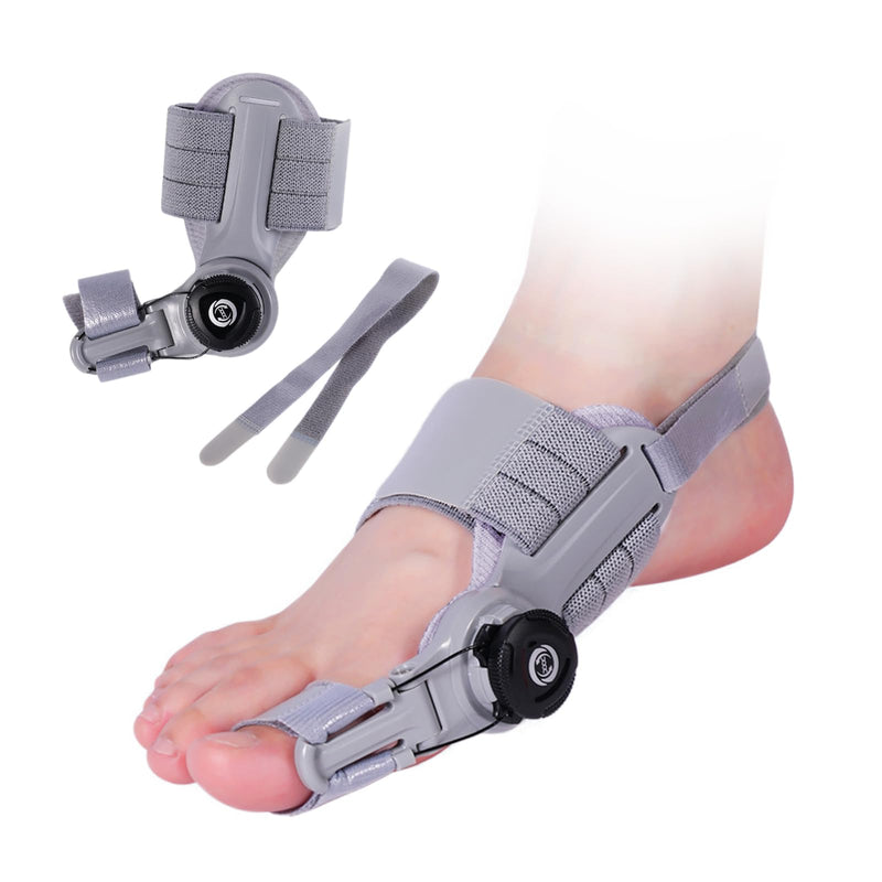 Bunion Corrector for Man and Women Big Toe, Adjustable Bunion Splint for Bunion Fix ，Orthopedic Toe Straightener with Anti-slip Heel Strap and Silicone Pad