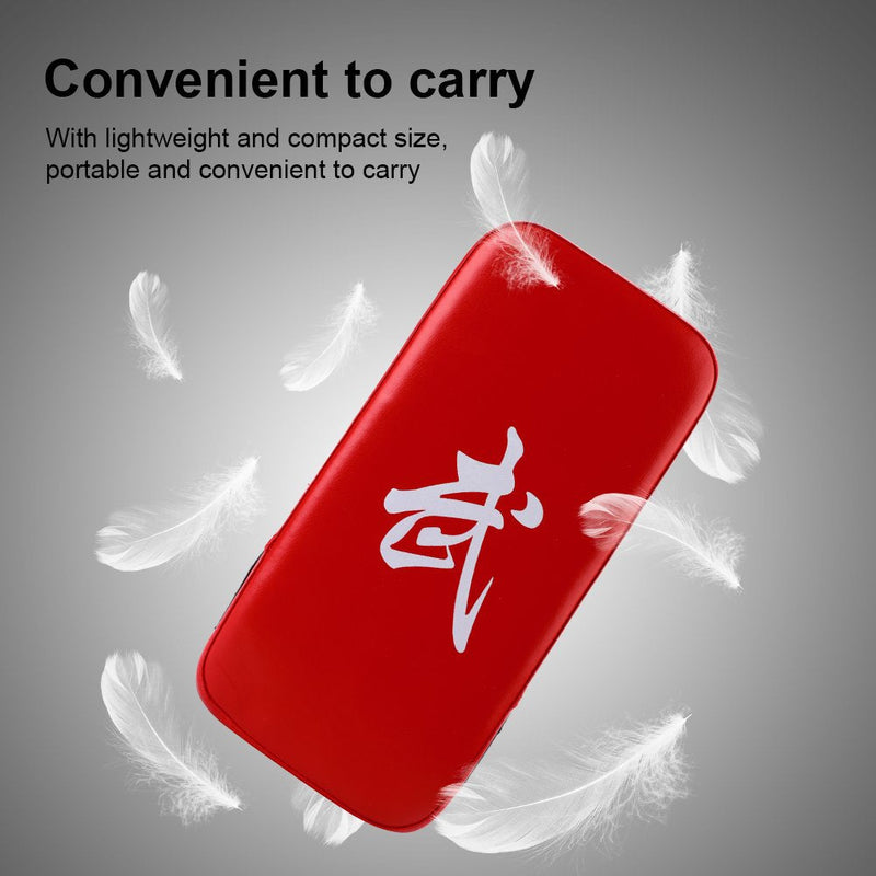 Brrnoo 2-in-1 Punching Mitts and Kicking Set for Beginners Arts Lovers, Training Hand Foot Target Taekwondo Kick Training Equipment Red