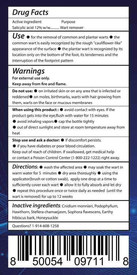Fast Action Liquid Wart Gel Maximum Strength Liquid with Salicylic Acid - Fast-Acting Wart Liquid Freeze Off Designed for Warts, Plantar Wart, Genital Wart, Common Wart, Flat Wart, Corn, Callus - BeesActive Australia