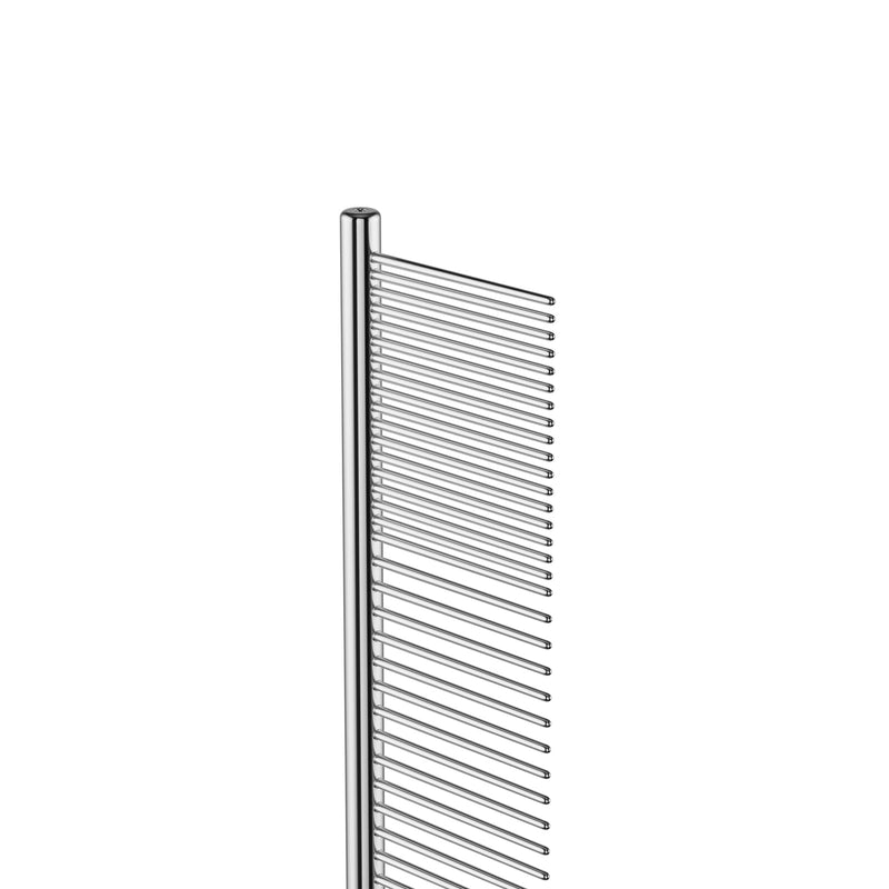 Andis 68545 Stainless-Steel Comb for Knots, Mats & Loose Hair Removal - Effective Dematting Tool Comfortable, Lightweight, Portable & Safe for Dogs, Cats & Pets – Silver, 10-Inch 10 Inch - BeesActive Australia