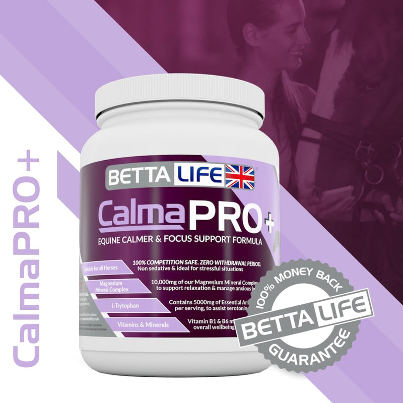 BETTALIFE CalmaPRO+ Equine Calmer and Focus Support Formula