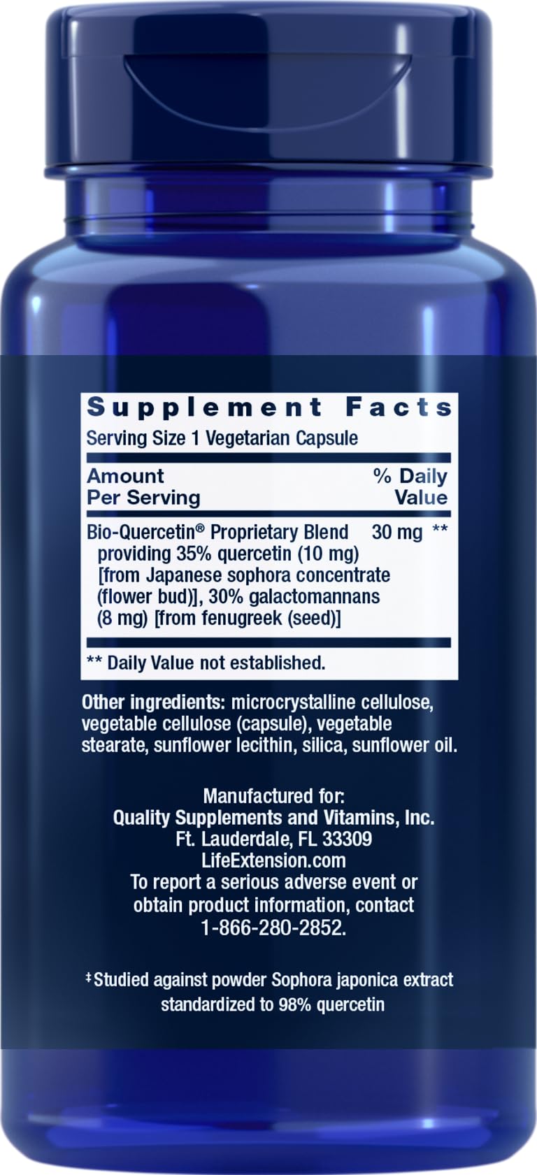 Life Extension Bio-Quercetin, 90 Vegetarian Capsules
