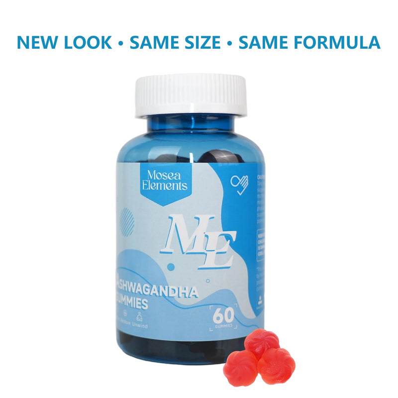 Ashwagandha Gummies & Vitamin D Gummies for Men & Women - Relax & Restore, Ashwa Root Extract Supplement Gummy, Mixed Berry Flavored (60 Count (Pack of 1)