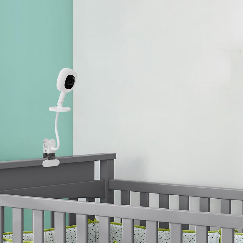 iTODOS Baby Monitor Mount Compatible with Nanit Pro Smart Baby Monitor & Flex Stand Baby Monitor, 8inches Flexible Arm Monitor Mount,Attach Your Baby Cam Wherever You Like-1pack 1 - BeesActive Australia