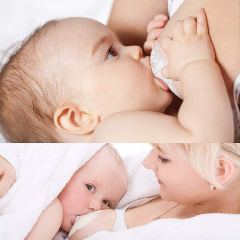 2 Pack Nipple Shields for Nursing Newborn 20mm, Nippleshield for Breastfeeding Nursing Mothers with Inverted & Sore Nipple with Carrying Case - BeesActive Australia